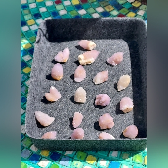 LOT! Spirit CrystalsyPineapple Quartz Crystals Purple Amethyst Quartz Crystals - Picture 12 of 16